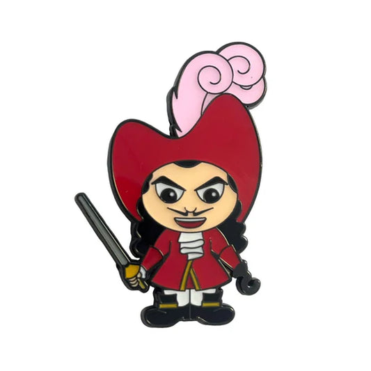 Loungefly Disney Captain Hook Enamel Pin