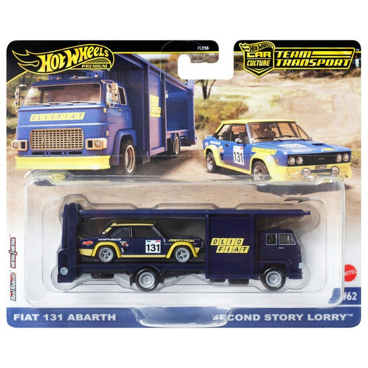 Hot Wheels Premium TT - Fiat 131 Abarth & Second Story Lorry