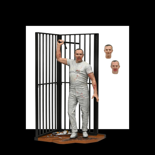 NECA - Silence of the lambs , Hannibal Lecter (prison escape) 7 inch ultimate action figure