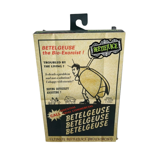 NECA - Beetlejuice , “the bio exorcist “ ultimate 7” scale action figure