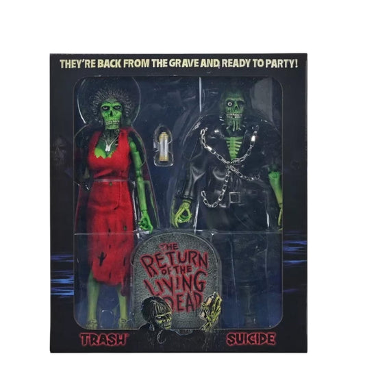 NECA - Return of the living dead , Trash and Sucide 8” cloth 2 pack