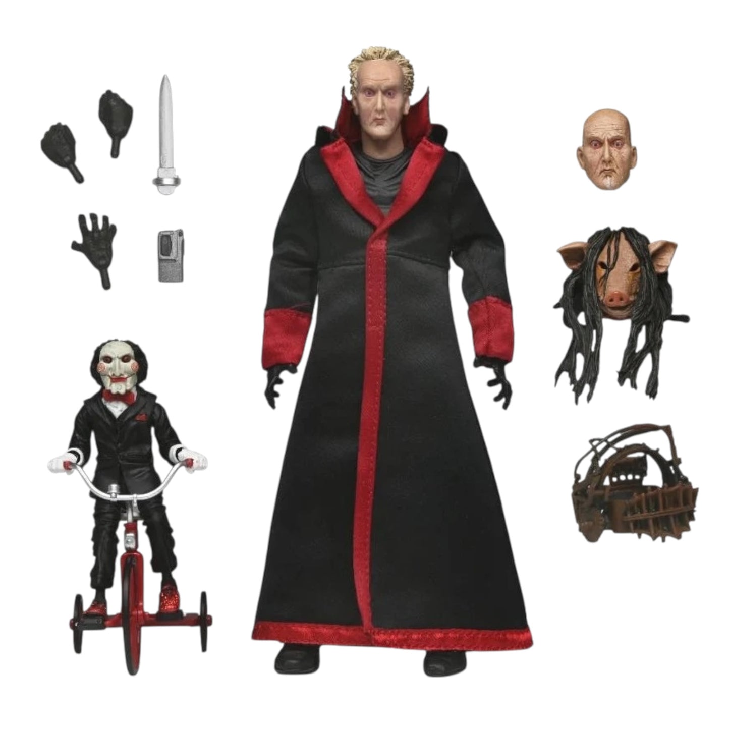 NECA - Saw Jigsaw Killer (black robe) , ultimate 7 inch scale action figure