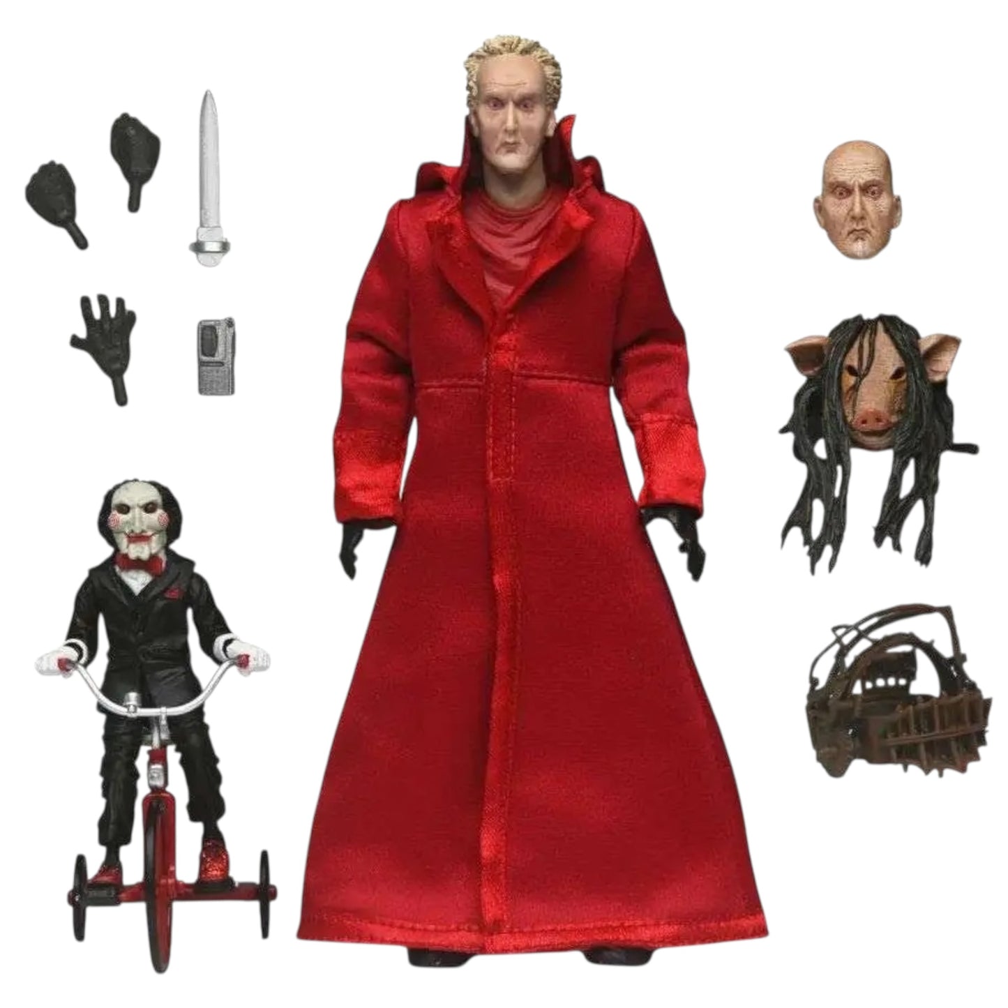 NECA - Saw Jigsaw Killer (red robe) , Ultimate 7” Scale Action Figure