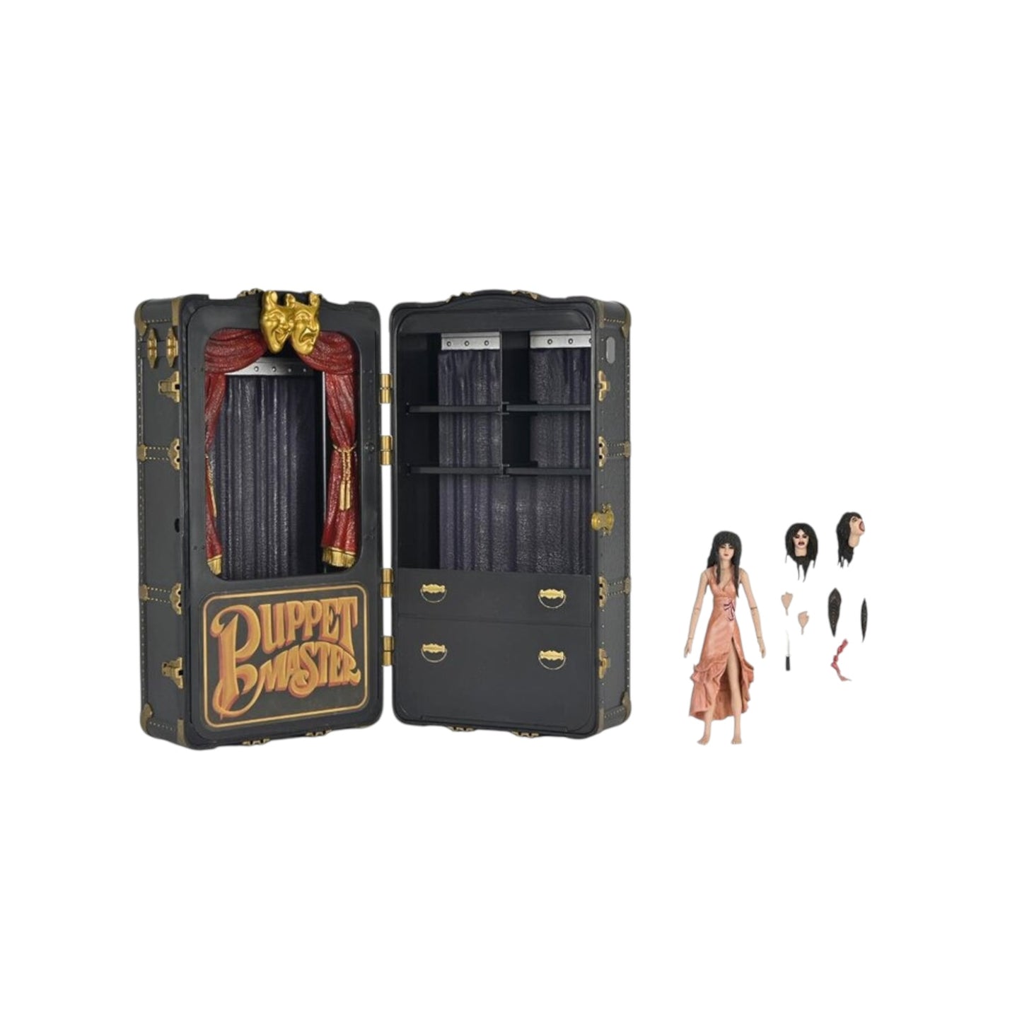 NECA - Puppet Master , Toulon’s Puppet Case and Leech Woman Action Figure 2 Pack