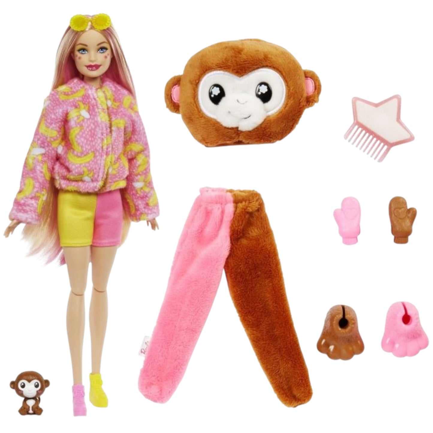 Barbie - Jungle Cutie Reveal : Monkey
