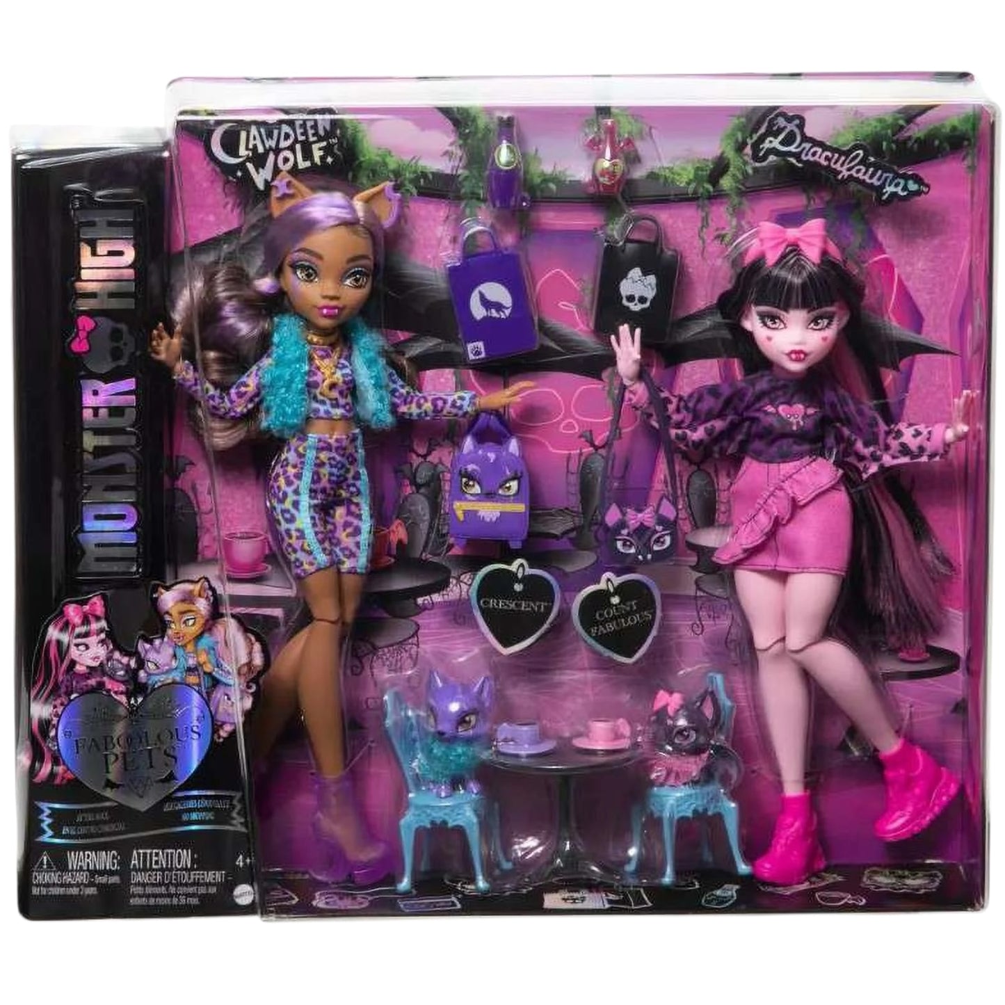 Monster High - Faboolous Pets Draculaura & Clawdeen