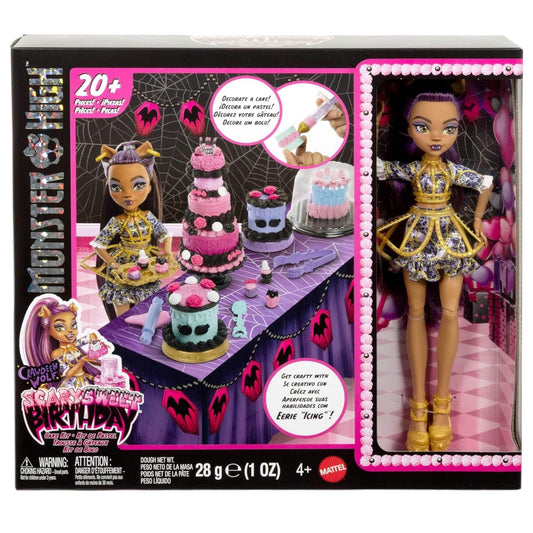 Monster High - Scary Sweet Birthday - Clawdeen playset