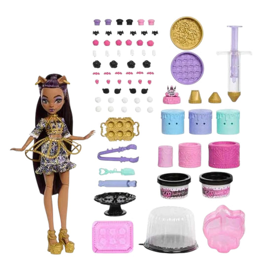 Monster High - Scary Sweet Birthday - Clawdeen playset