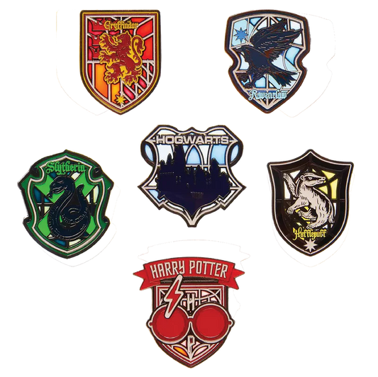 Loungefly Harry Potter Stained Glass House Blind Pin