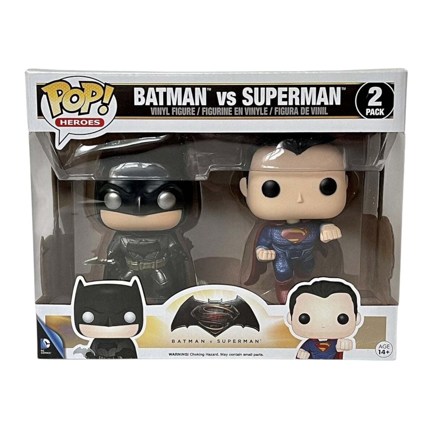 Funko Pop ! Heroes 2 pack Batman vs Superman