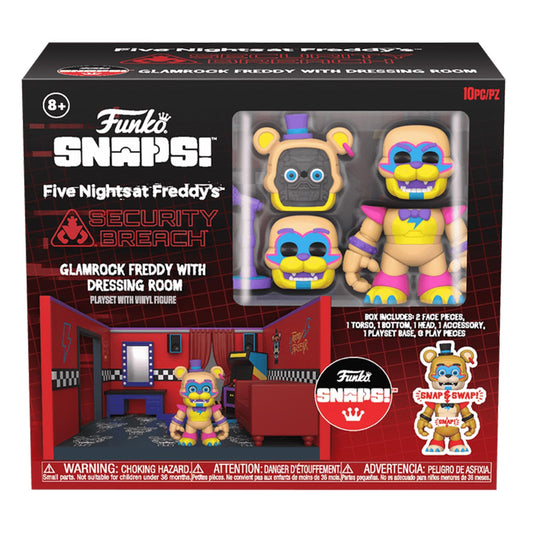 Funko SNAPS! FNAF Glamrock Freddy With Dressing Room