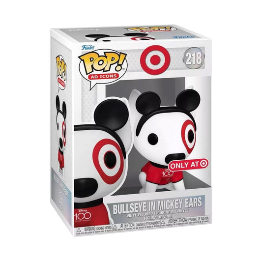Funko Pop ! Ad icons 218 Bullseye in Mickey ears