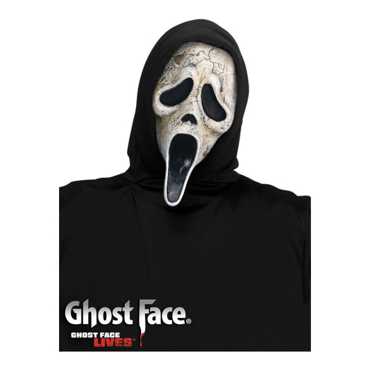 Deluxe Ghost Face Aged Mask
