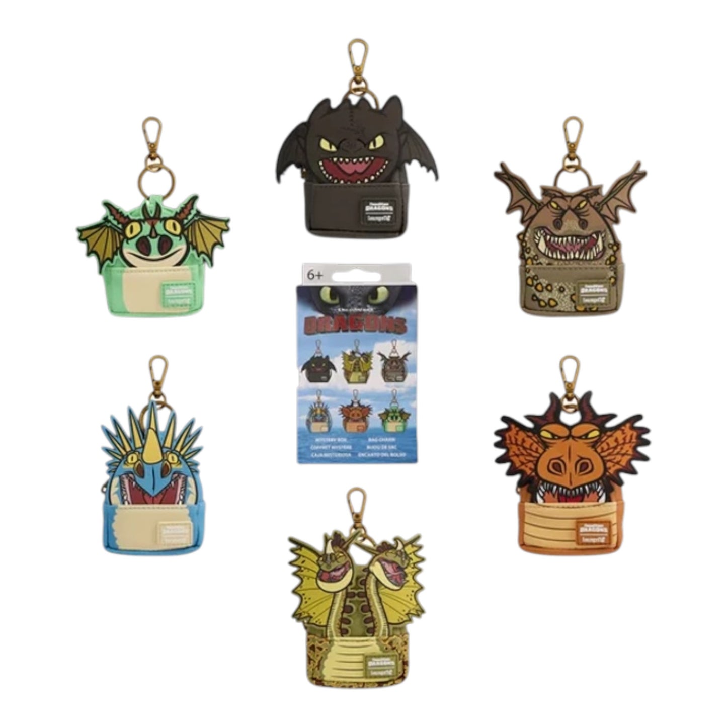 Loungefly Dreamworks How To Train Your Dragon Mystery Mini Backpack Charm