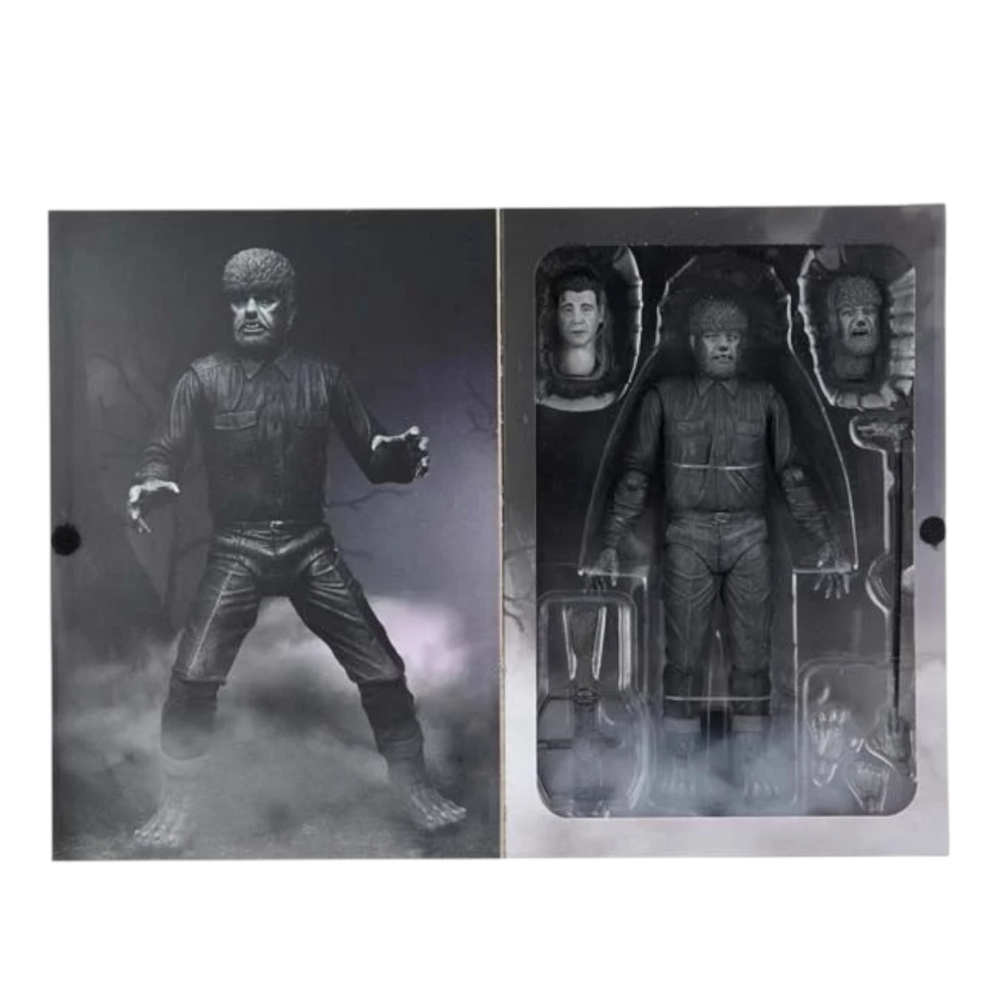 NECA - Universal monsters , B/W wolfman