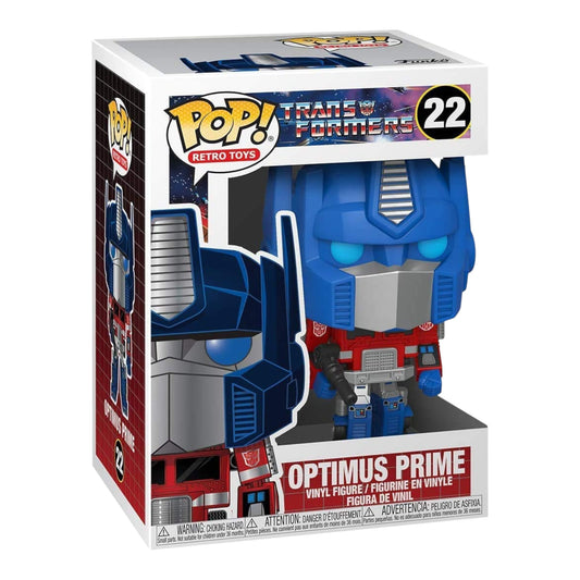 Funko Pop ! Retro toys 22 Optimus Prime Metallic