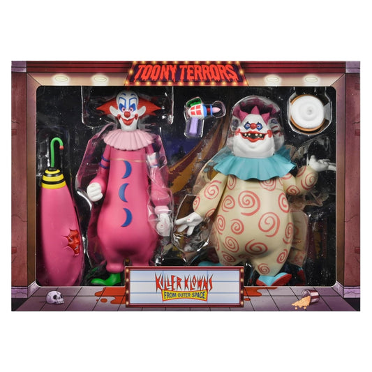 NECA - Toony Terrors , Killer Klowns 2 pack