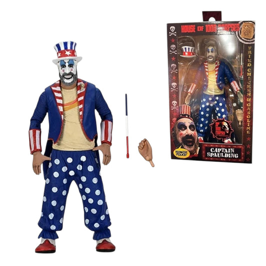 NECA - House of 1000 corpses , Captain Spaulding 7” Scale Action Figure