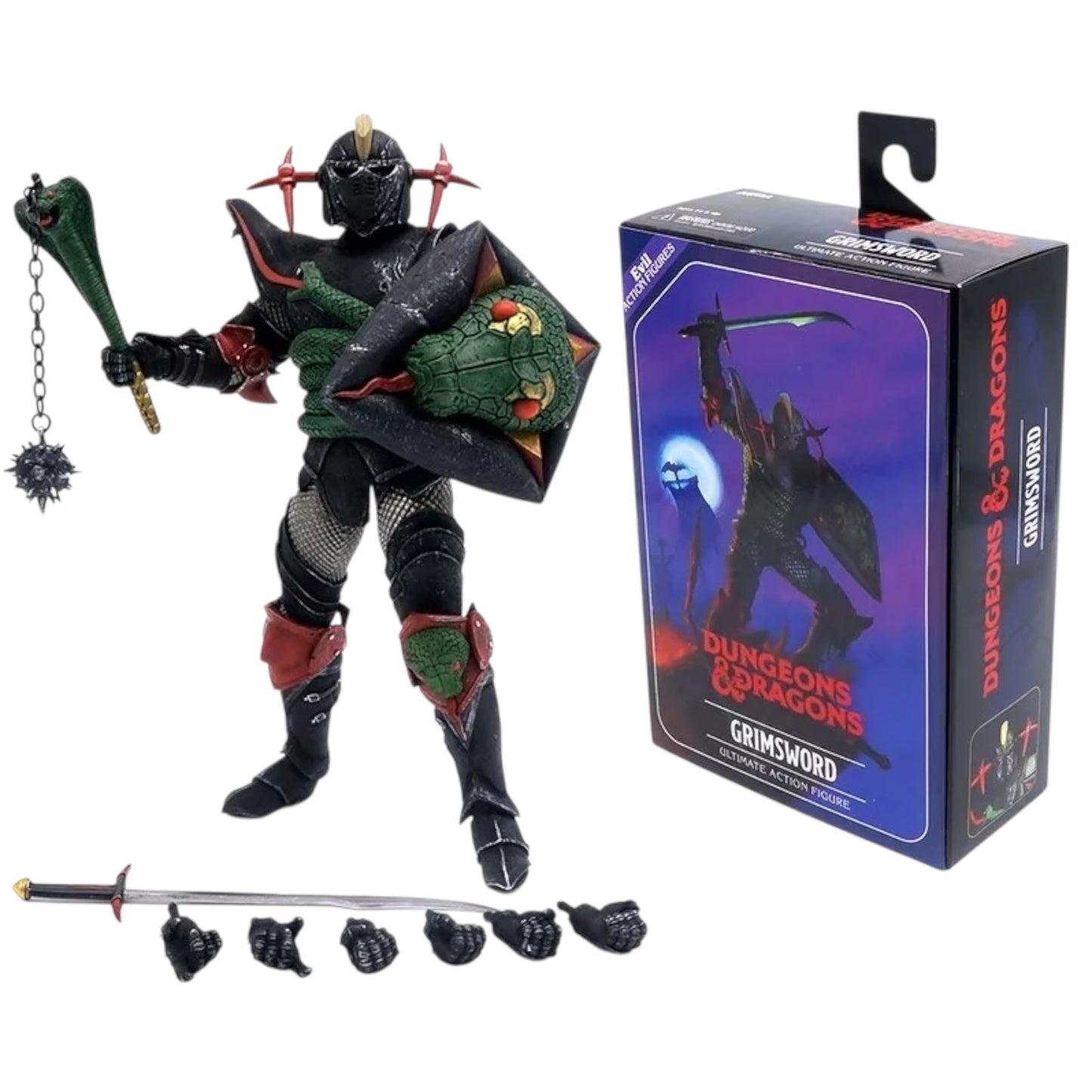 NECA - Dungeons and Dragons : Grimsword 7” Scale Action Figure