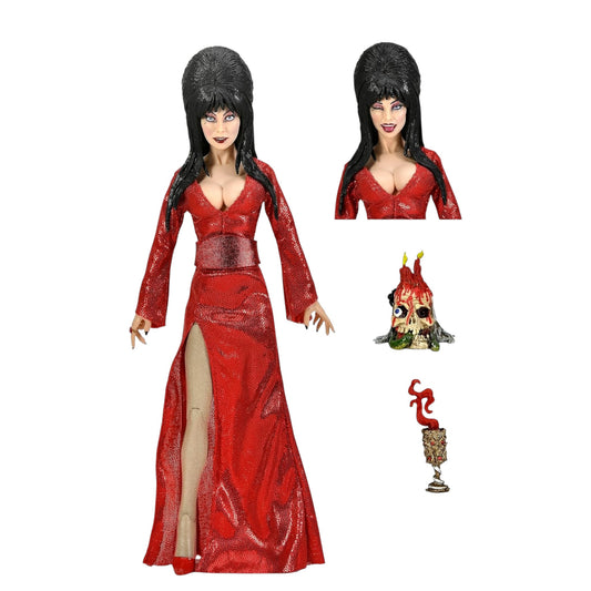 NECA - Elvira , red,white and Boo 8” cloth figure