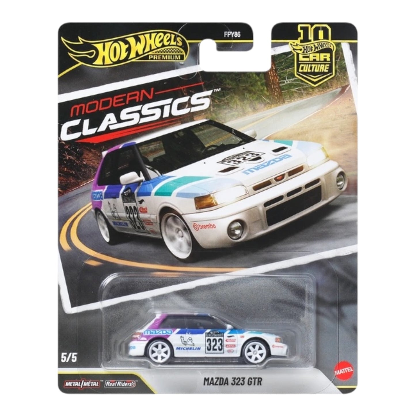 Hot Wheels Premium : Modern Classics - Mazda 323 GTR