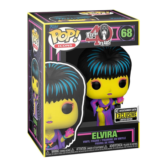 Funko Pop ! Icons 68 Elvira BLACKLIGHT