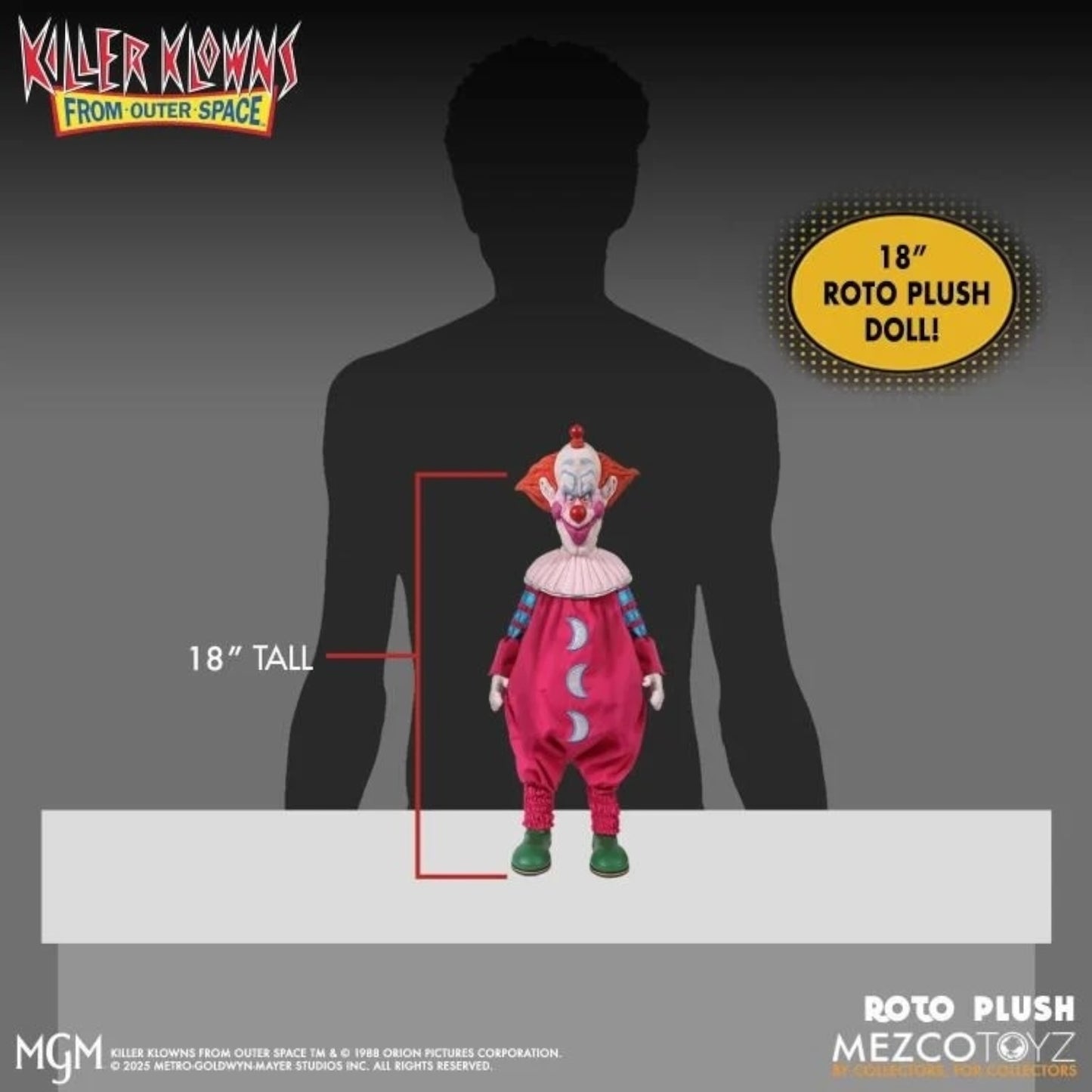MEZCO - Killer Klown 18'' ROTO Plush : Slim