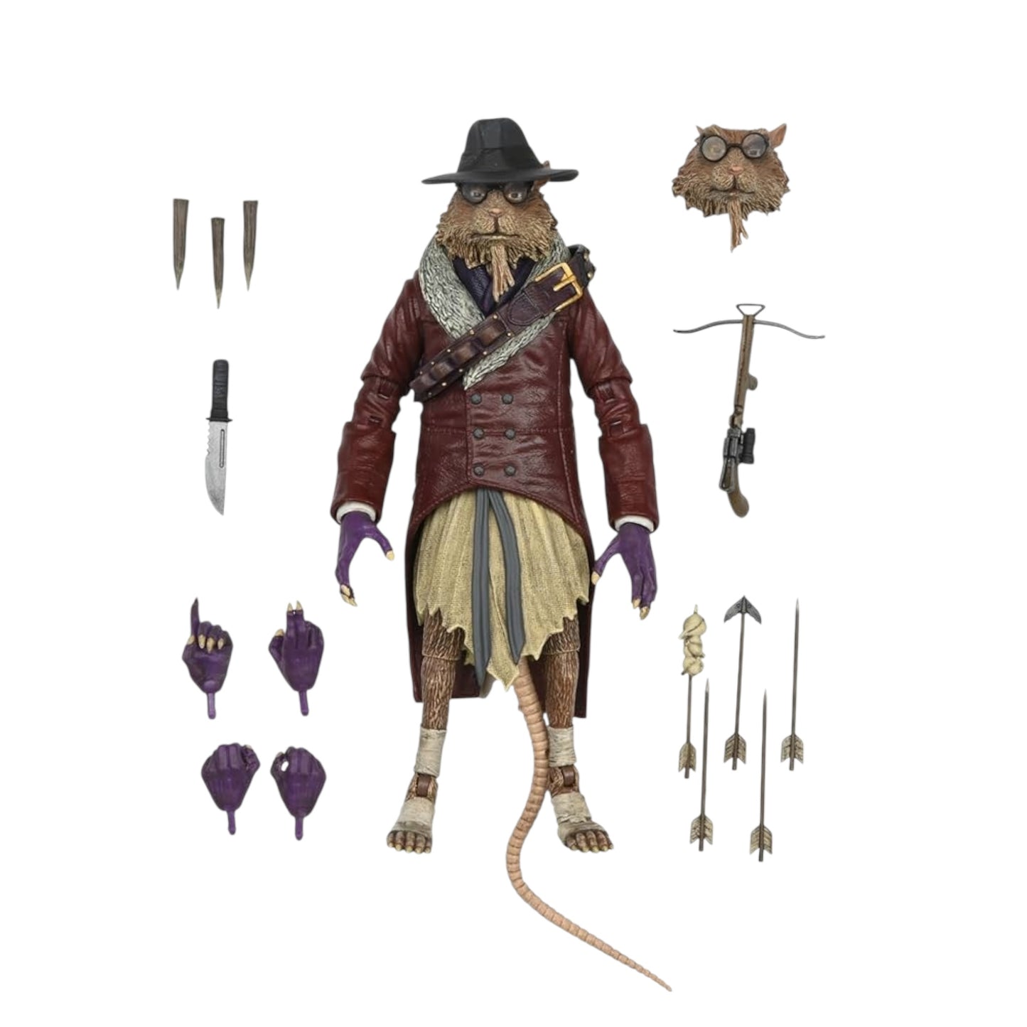 NECA - TMNT X Universal Monsters : Splinter as Van Helsing