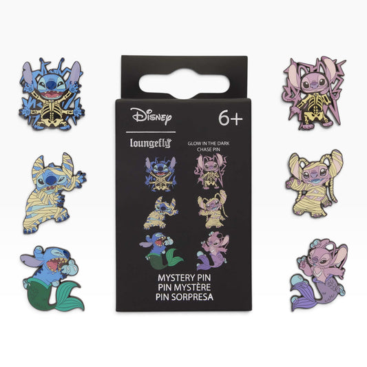 Loungefly Disney Stitch & Angel Halloween Costumes Mystery Box Pin