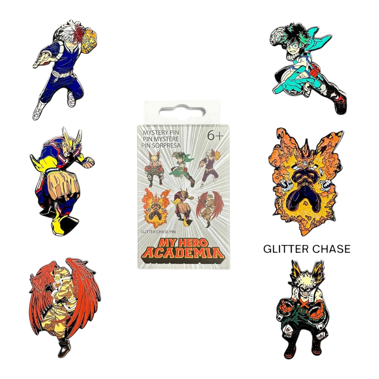 Loungefly My Hero Academia Character Action Mystery Pins