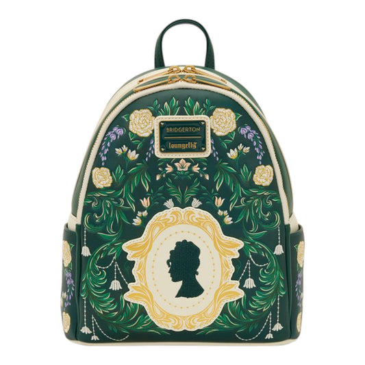 Loungefly Netflix Bridgerton Silhouette Floral Mini Backpack