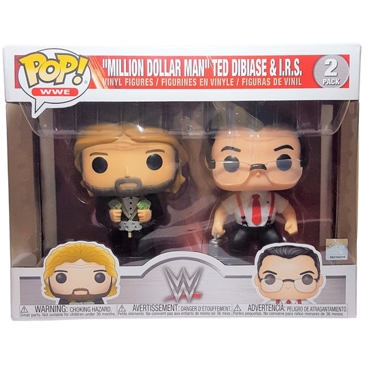 Funko Pop ! WWE 2 pack Million dollar man & I.R.S