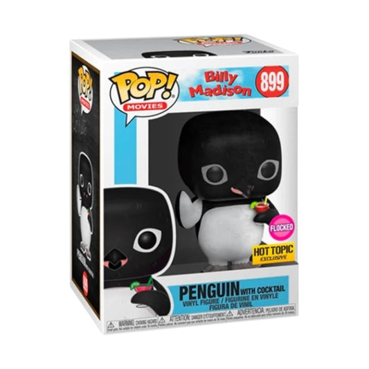 Funko Pop ! Movies 899 Penguin (with cocktail) Flocked