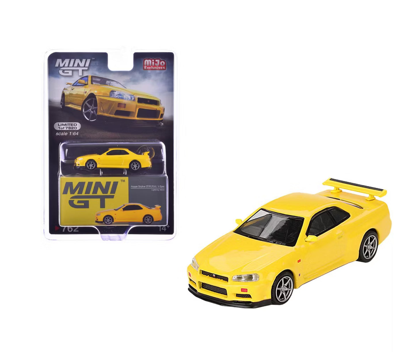 MINIGT #762 Nissan Skyline GT-R (R34) V-SPEC