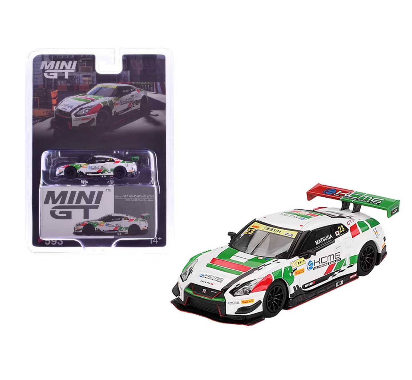 MINIGT #593 Nissan GT-R NISMO GT3 #23 KCMG