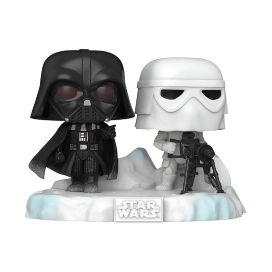Funko Pop ! Star Wars 377 Battle at echo base.Darth Vader and stormtrooper
