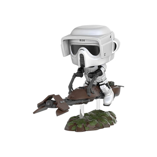 Funko Pop ! Star Wars 234 scout trooper with speeder bike