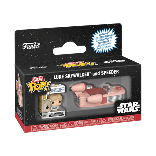 Funko Bitty Rides ! Luke Skywalker and Speeder