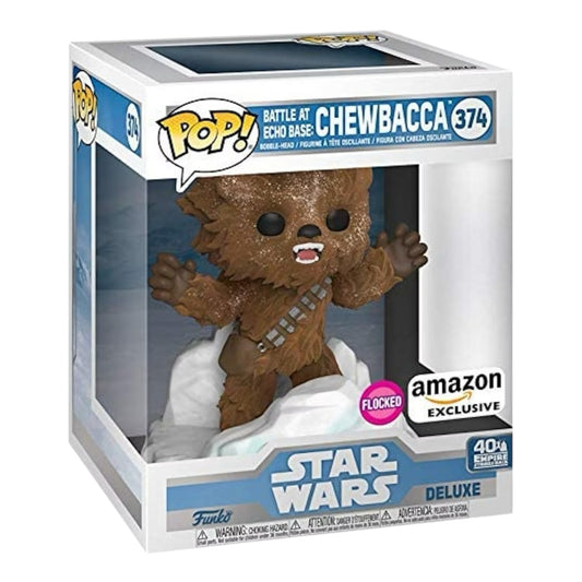 Funko Pop ! Star Wars 374 Chewbacca FLOCKED