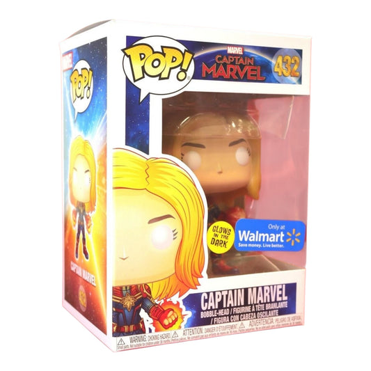 Funko Pop ! Marvel 432 Captain Marvel GITD
