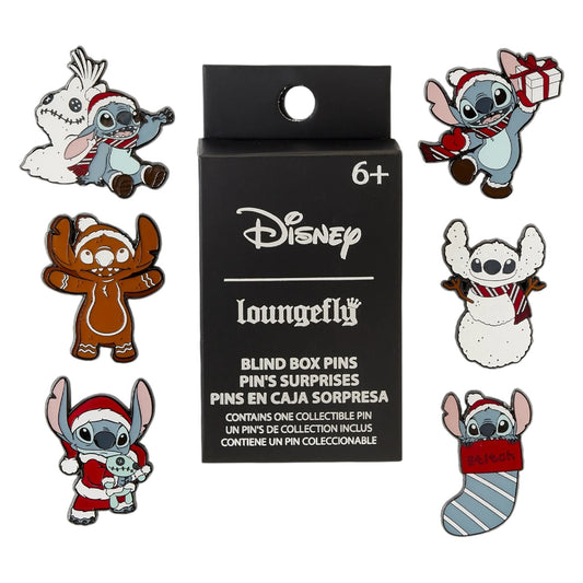 Loungefly Disney Stitch Holiday Blind Box Pin