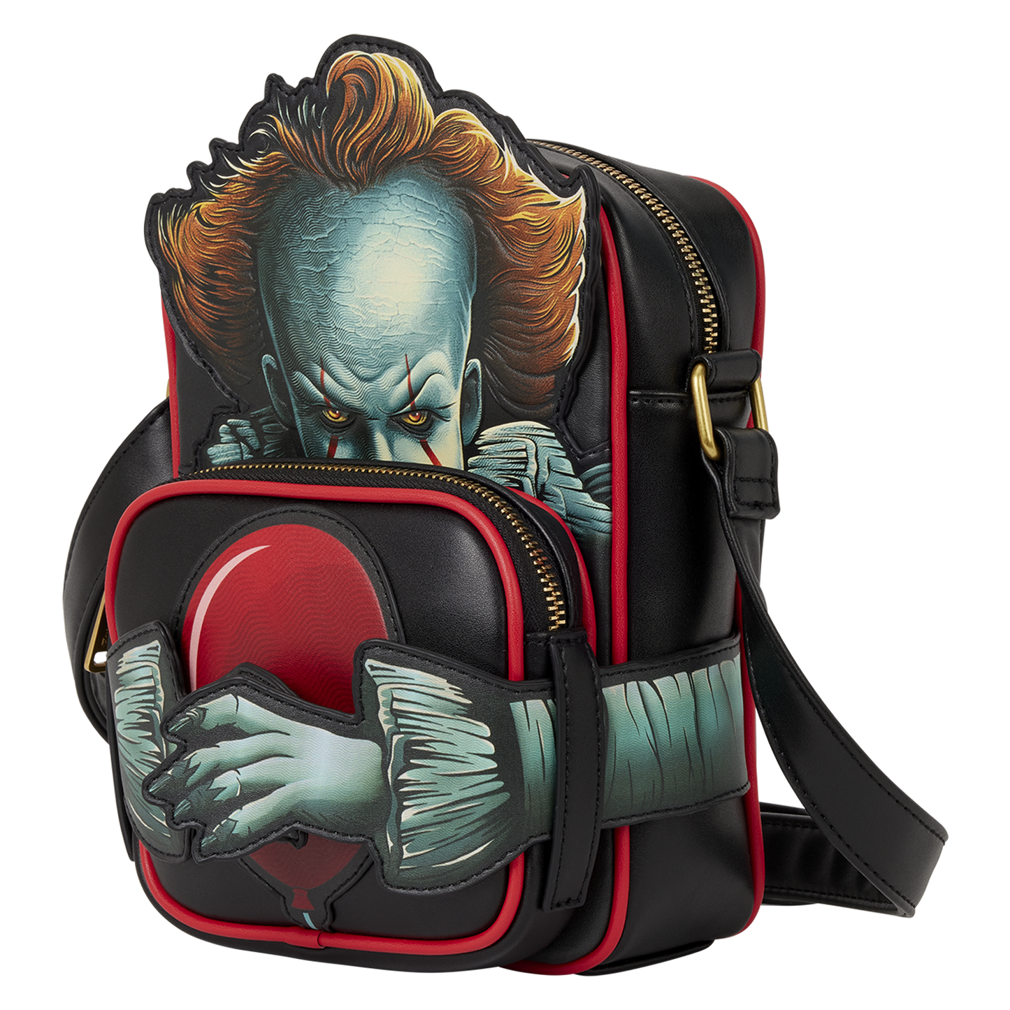 Loungefly Warner Brothers IT Pennywise Crossbuddies Bag
