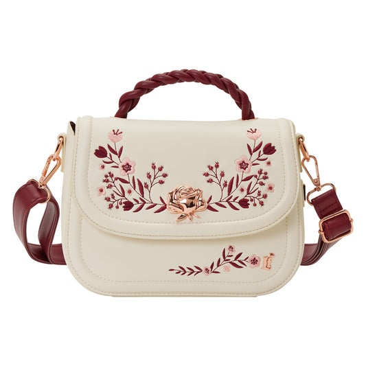 Loungefly Cream And Red Floral Crossbody