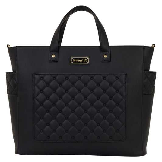 Loungefly Black Pin Trader Convertible Tote Bag