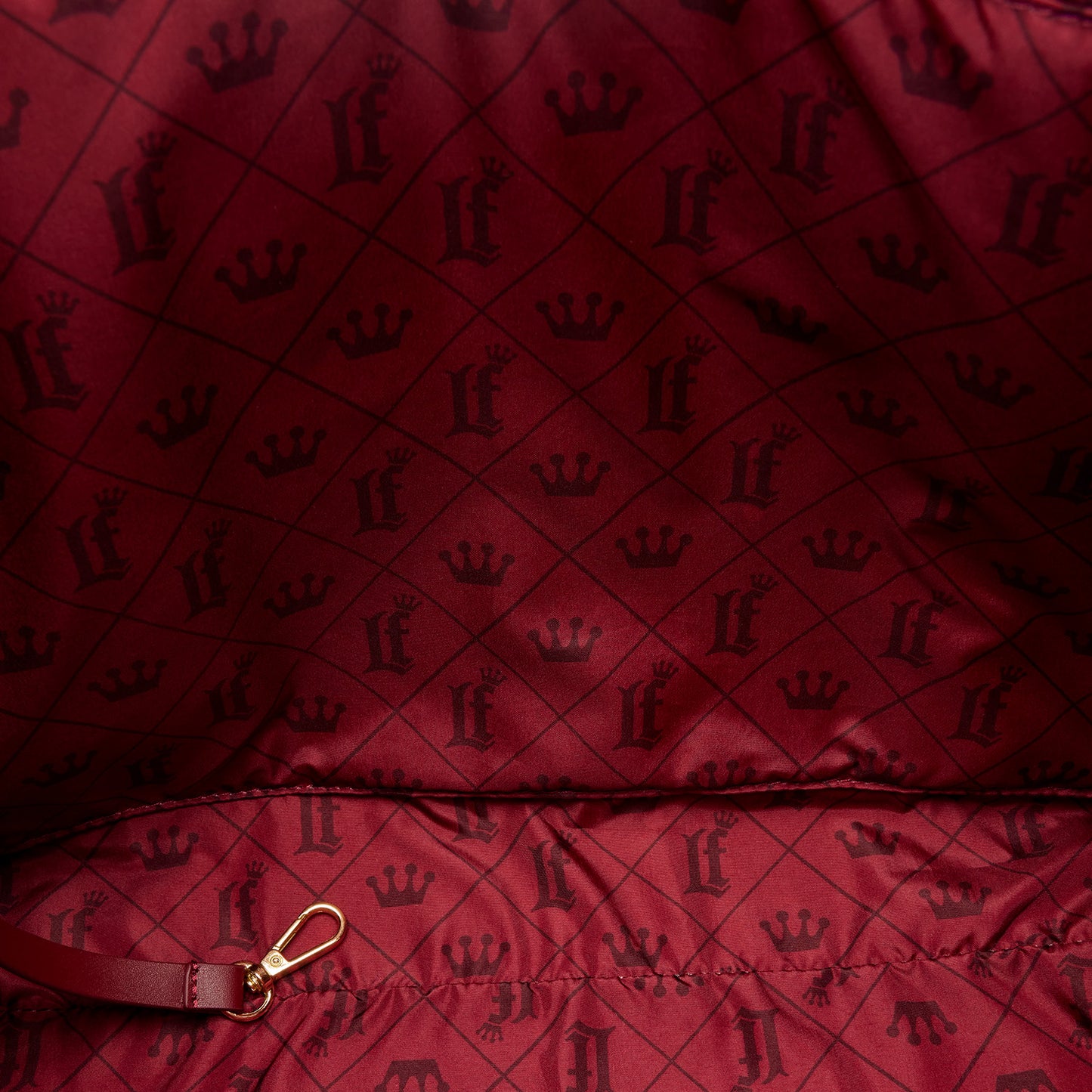 Loungefly Red Pin Trader Convertible Tote Bag