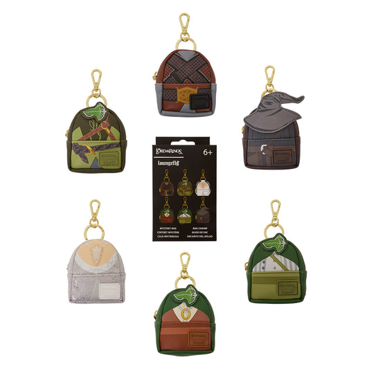 Loungefly Warner Brothers Lord of the Rings Characters Mystery Mini Backpack Keychain Charms