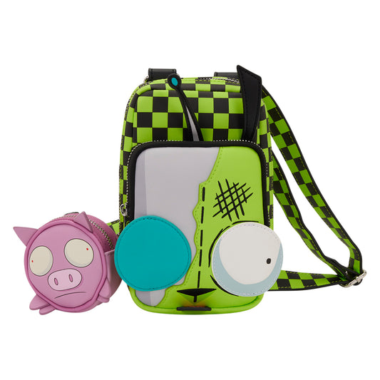 Loungefly Nickelodeon Invader Zim Gir Cellphone Crossbody