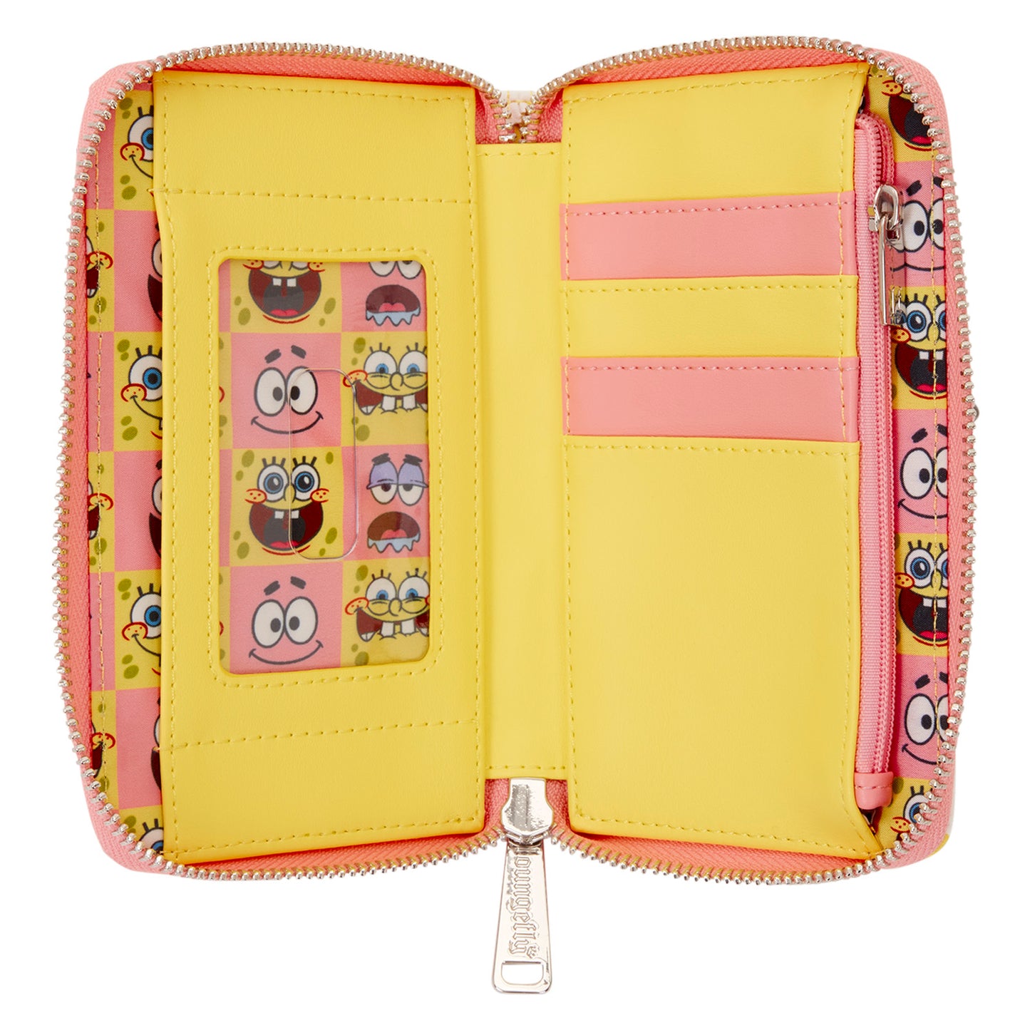 Loungefly Nickelodeon SpongeBob SquarePants & Patrick Star Checkered Zip Around Wallet