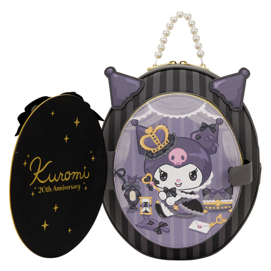 Loungefly Sanrio Kuromi 20th Anniversary Cameo Mini Backpack
