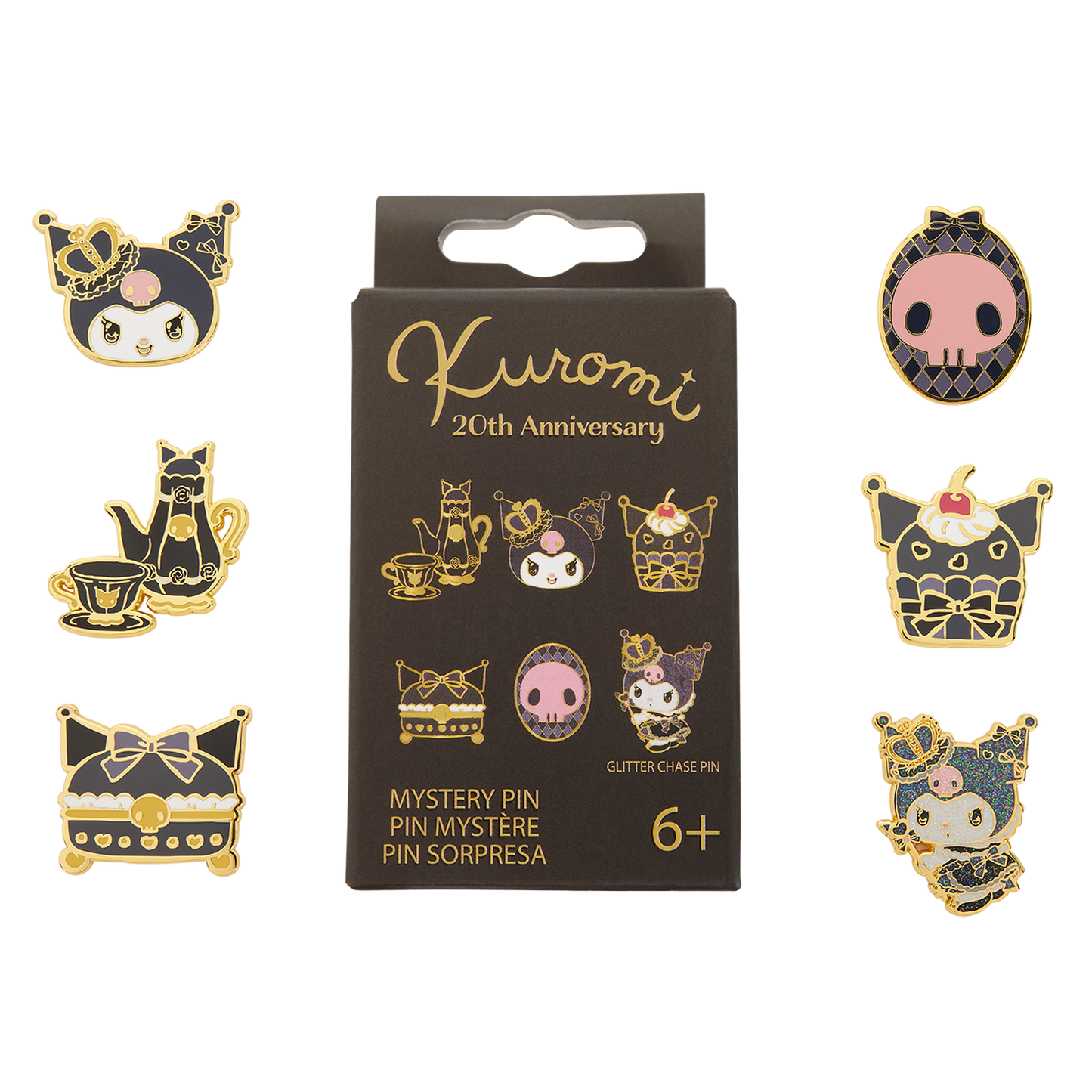 Loungefly Sanrio Kuromi 20th Anniversary Mystery Box Pins